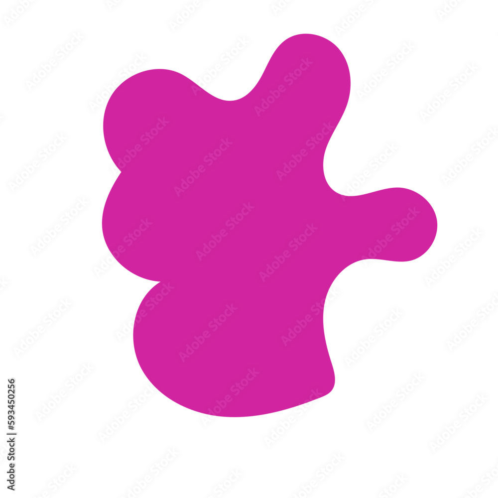 Pink Blob Abstract Shapes Vector Pink Blob Abstract Shapes Vector