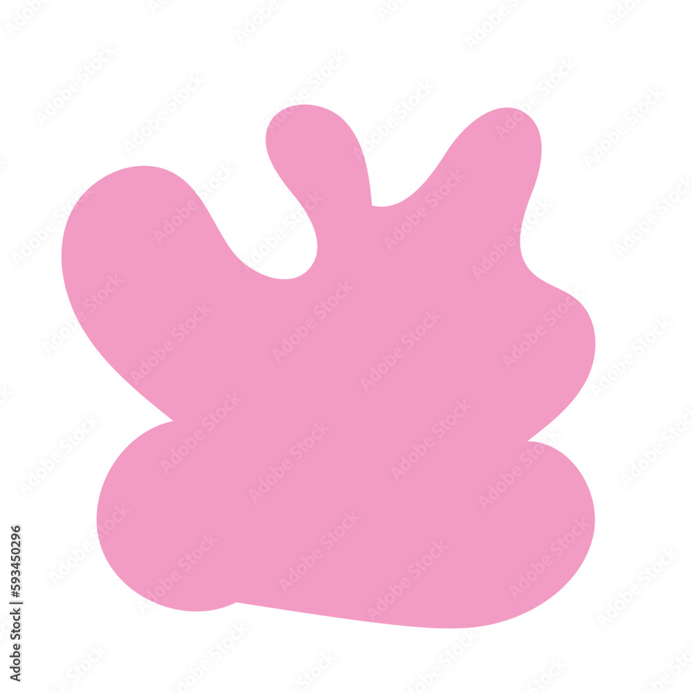 Pink Blob Abstract Shapes Vector Pink Blob Abstract Shapes Vector