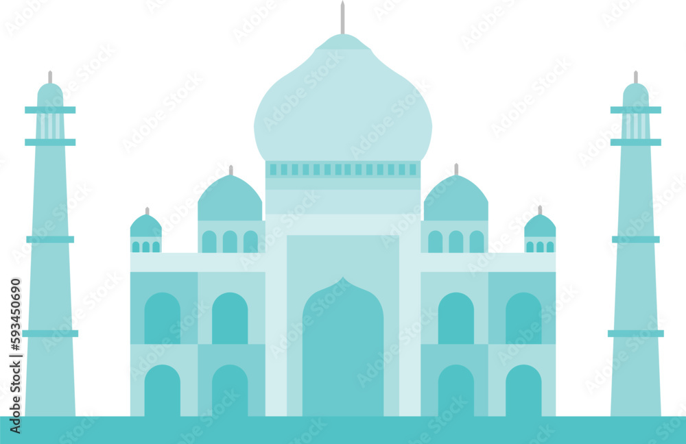 Taj Mahal vector illustration