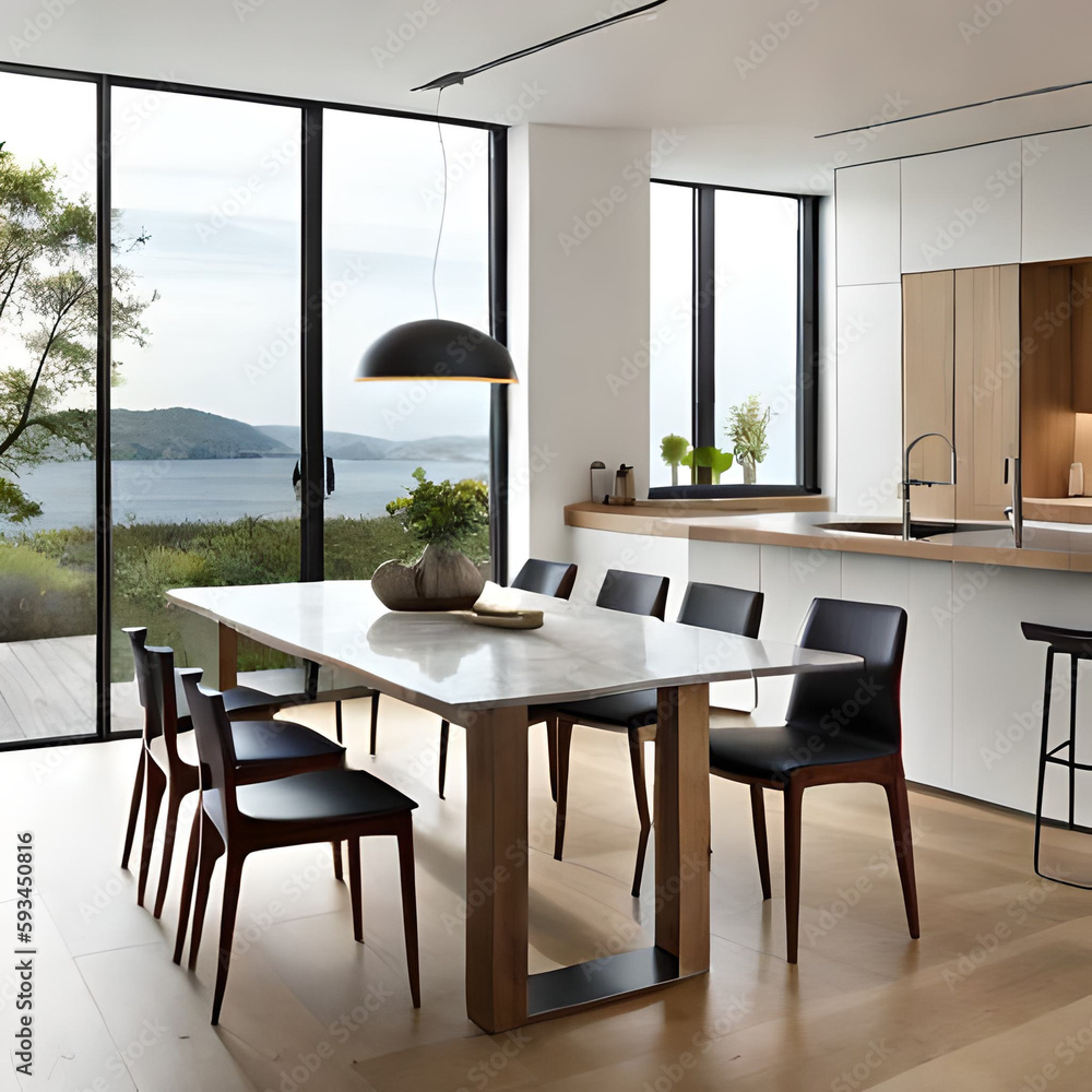Fototapeta premium modern dining room