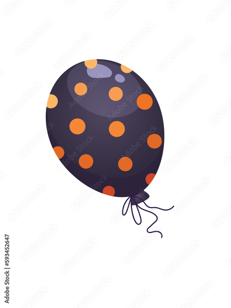 Concept Halloween balloon. This is a flat vector illustration of a Halloween-themed balloon design. The concept is to create a spooky atmosphere with a cartoonish design. Vector illustration. Concept Halloween balloon. This is a flat vector illustration of a Halloween-themed balloon design. The concept is to create a spooky atmosphere with a cartoonish design. Vector illustration.