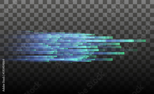 Abstract bright light streaks.