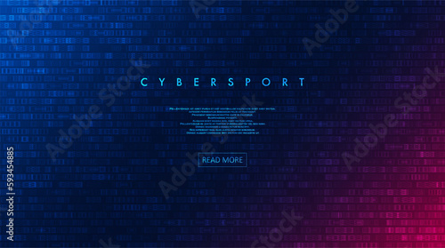 Abstract cybersport visualization.