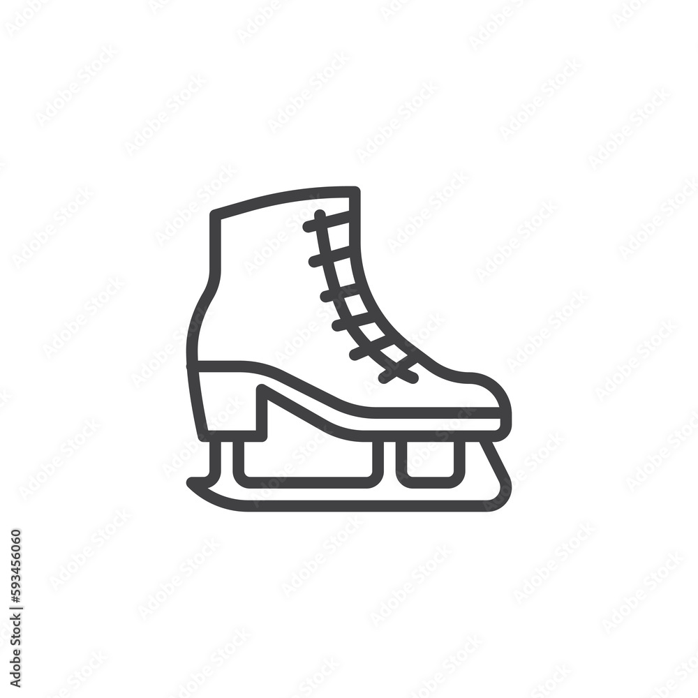 Ice Skates line icon Ice Skates line icon
