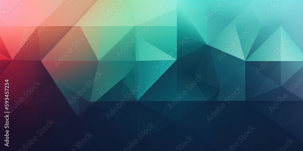 Colorful Triangles on Abstract Background Colorful Triangles on Abstract Background