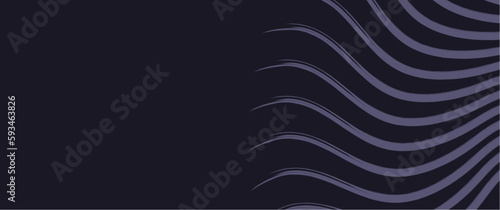 Abstract wavy line shape in the edge of frame, suitable for background, backdrop, presentation, graphical assets.