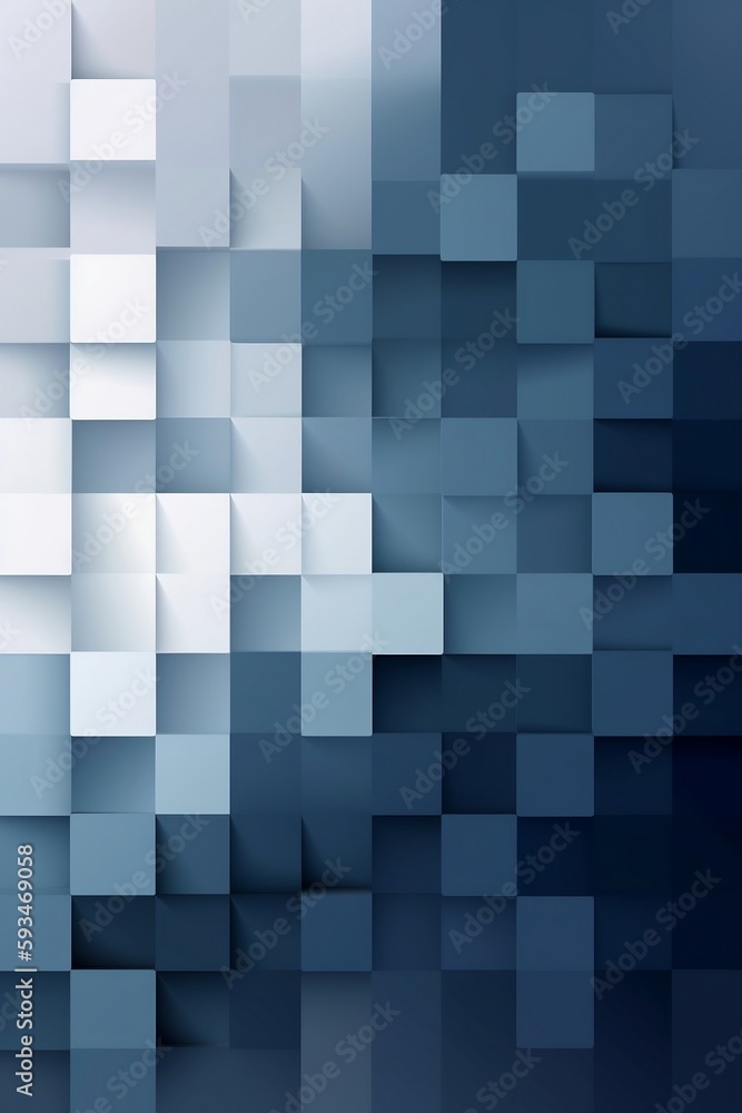 gray and dark blue two tone gradient abstract square with a white hue background, vector illustration. generative AI gray and dark blue two tone gradient abstract square with a white hue background, vector illustration. generative AI