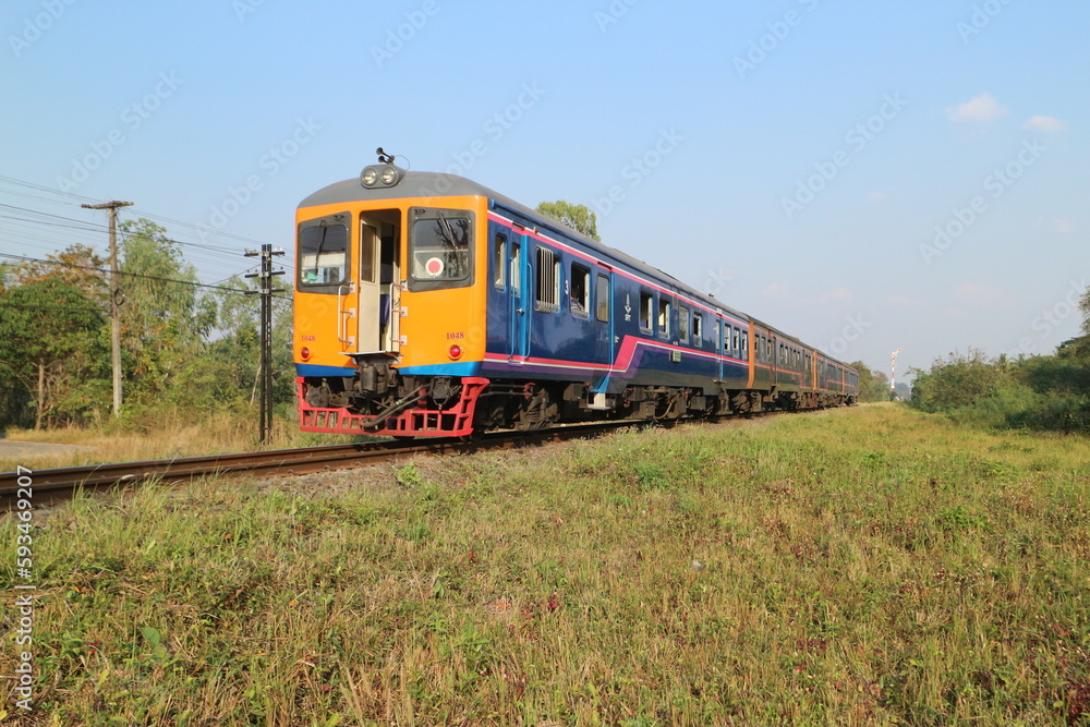 タイの国鉄　普通列車