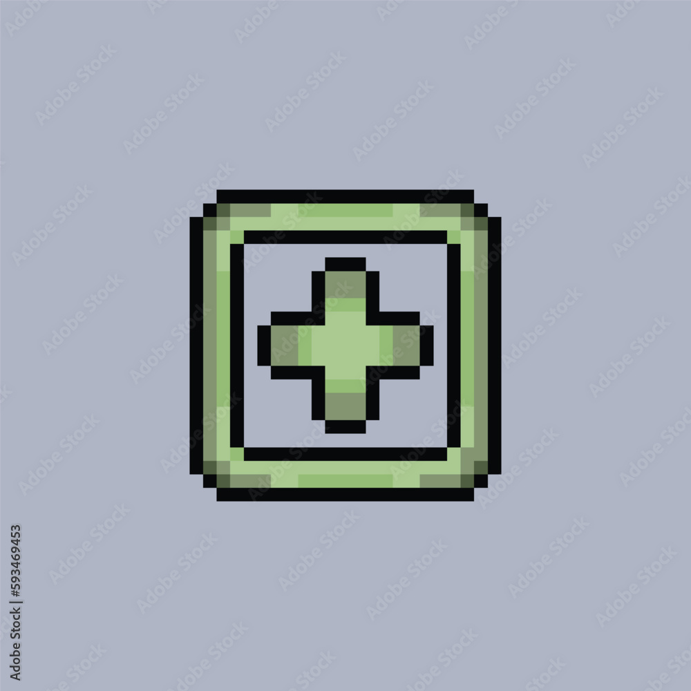 Obraz premium pixel art medical icon good for your project and game.