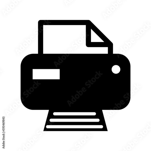 Wallpaper Mural Printer document web icon, printout machine technology flat sign vector illustration Torontodigital.ca