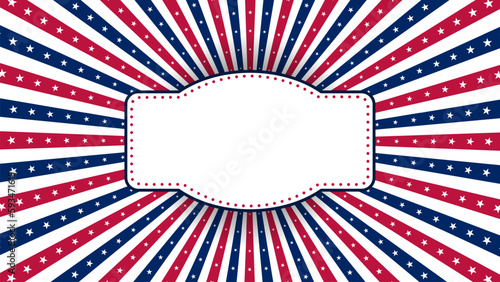 US Memorial day, USA American Country flag background National Independence day 4th of July fireworks