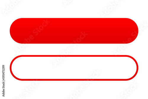 Free Download lower third youtube transparent template design, red button for text background	 - GFXLoad