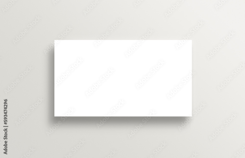Dwie poziome wizytówki na białym tle. Makieta Dwie poziome wizytówki na białym tle. Makieta