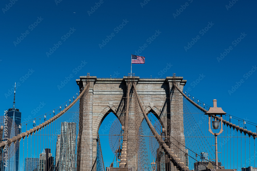 Obraz premium Crossing the Hudson River in NYC