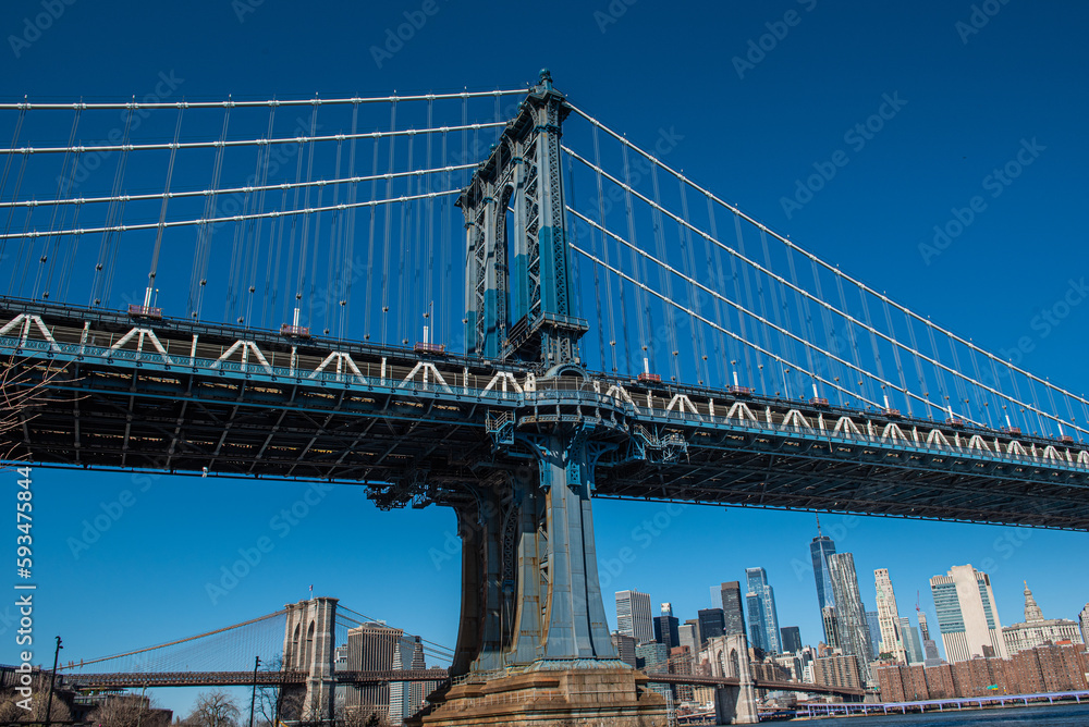 Fototapeta premium Crossing the Hudson River in NYC