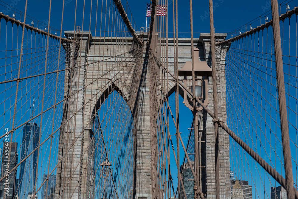 Fototapeta premium Crossing the Hudson River in NYC