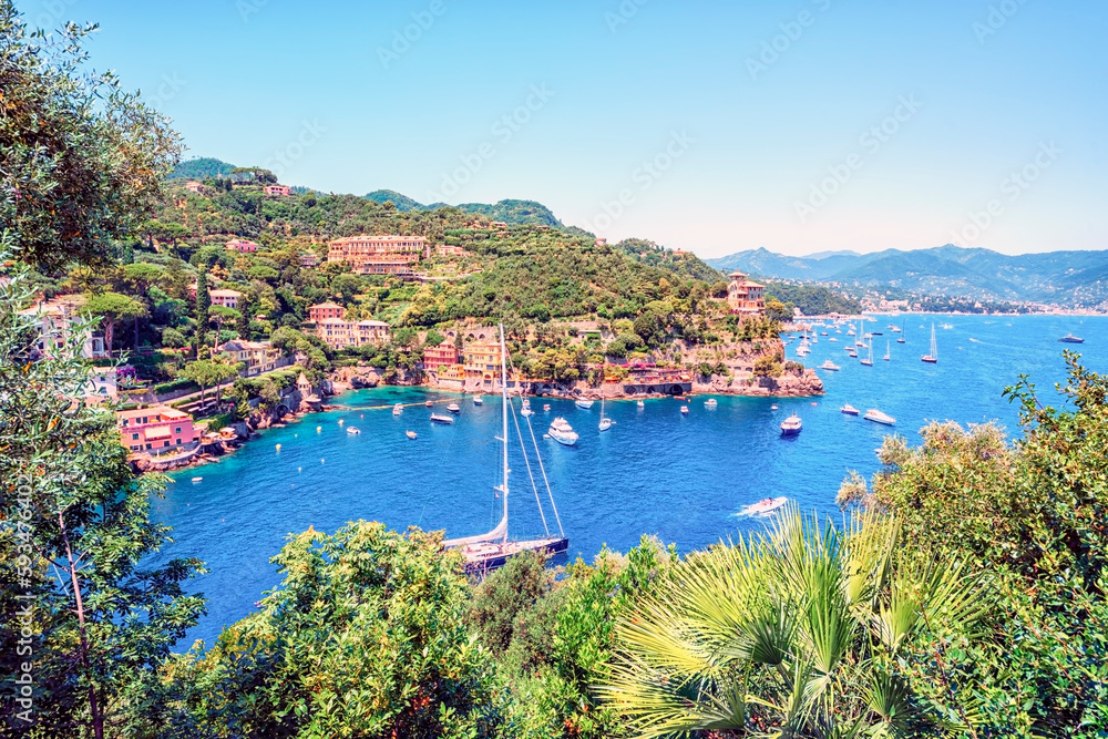 Fototapeta premium Portofino village on the Italian Riviera