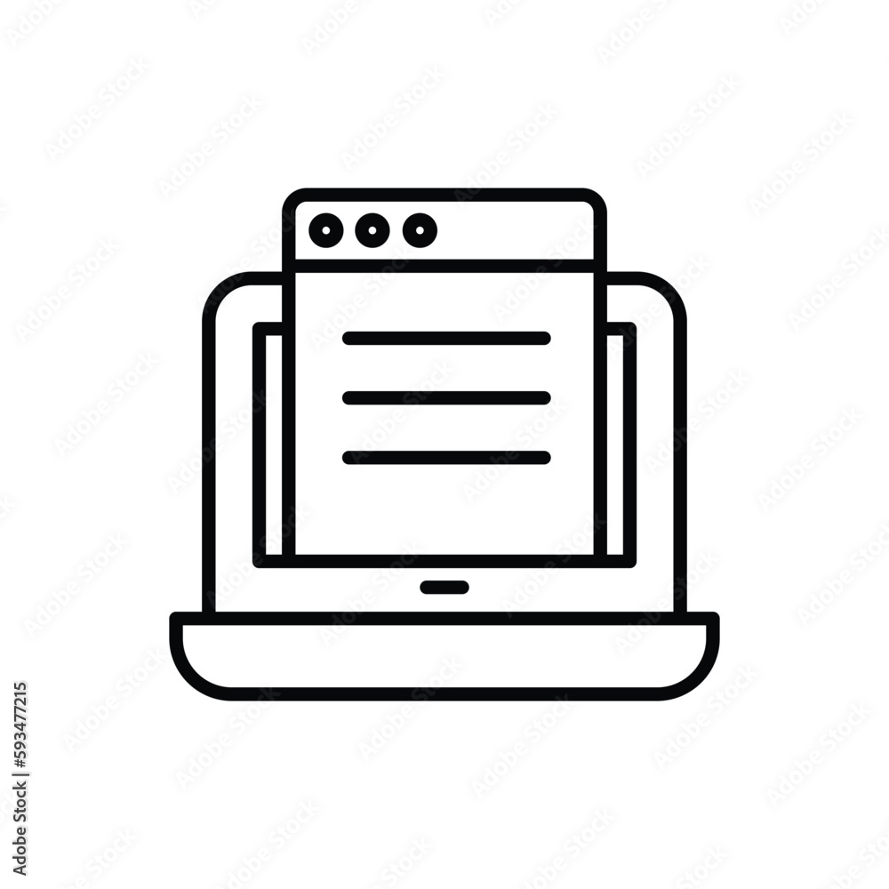 Website icon vector stock. Website icon vector stock.