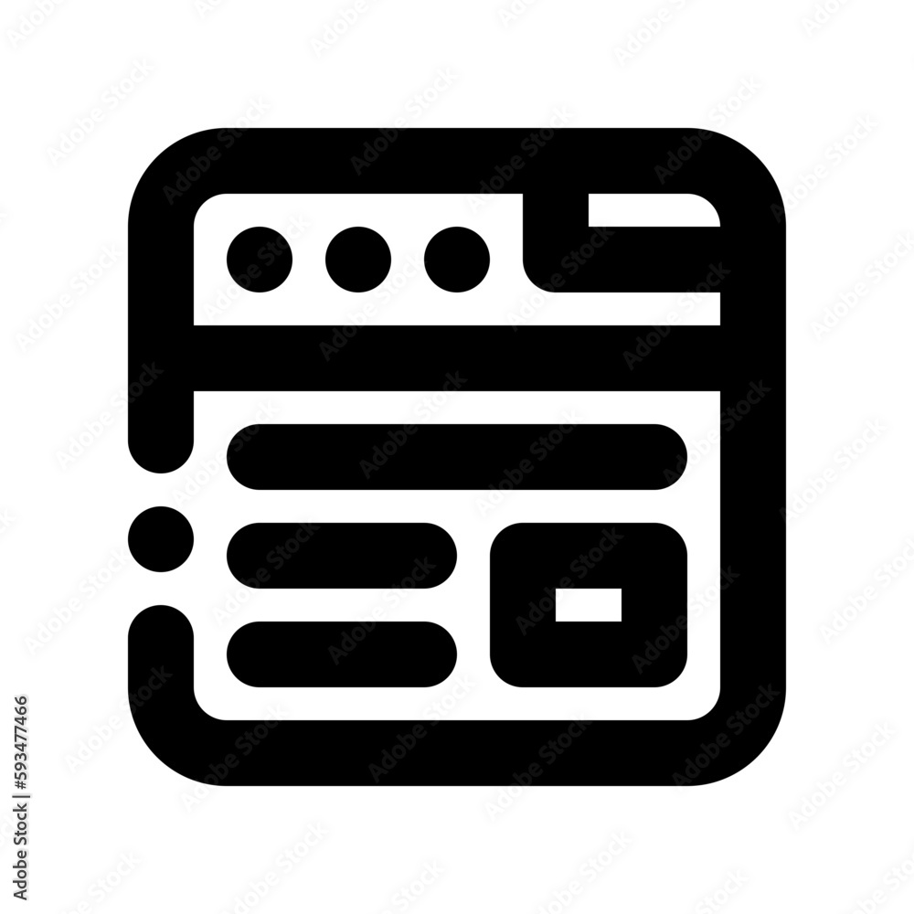 browser line icon browser line icon