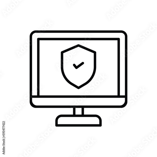 Cyber Security icon vector stock. Free Download Cyber Security icon vector stock. - GFXLoad