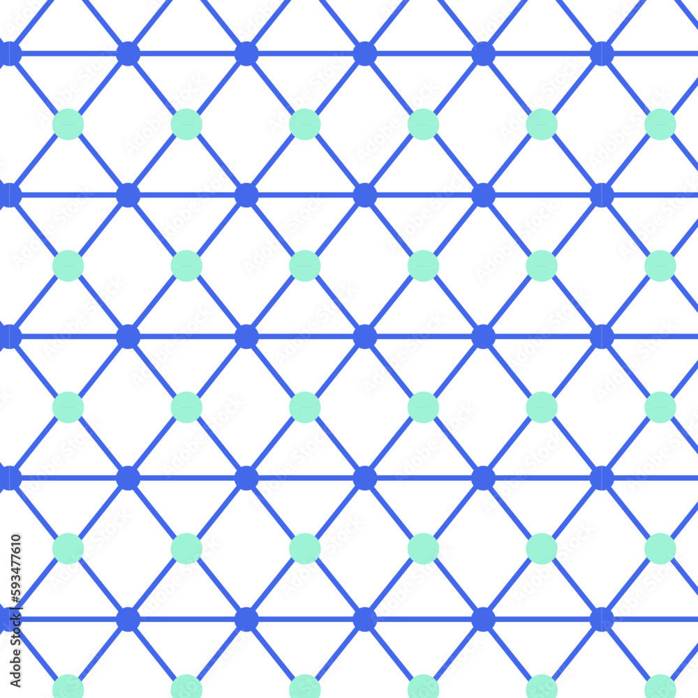 Fototapeta premium Seamless Geometric diamond Texture Pattern. Illustration about Seamless Rhombus shape geometric patterns set in blue.