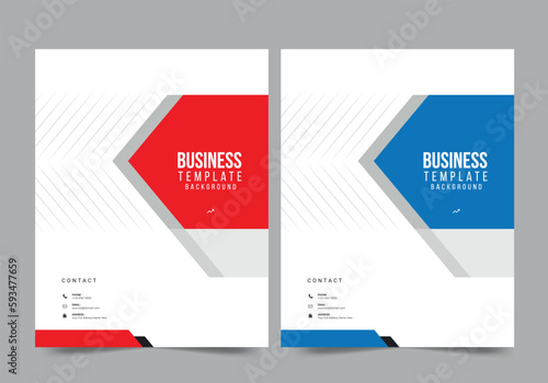 Business Brochure or template, annual report cover design background