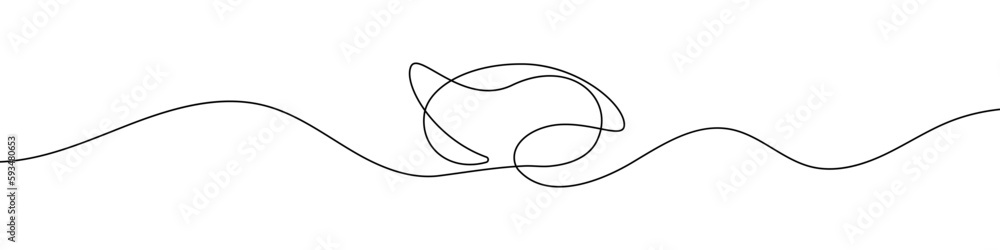 Abstract frame in continuous line drawing style. Line art of frame. Vector illustration. Abstract background Abstract frame in continuous line drawing style. Line art of frame. Vector illustration. Abstract background
