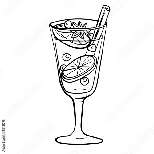glass of mulled wine