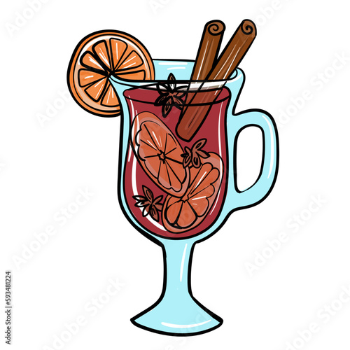 glass of mulled wine