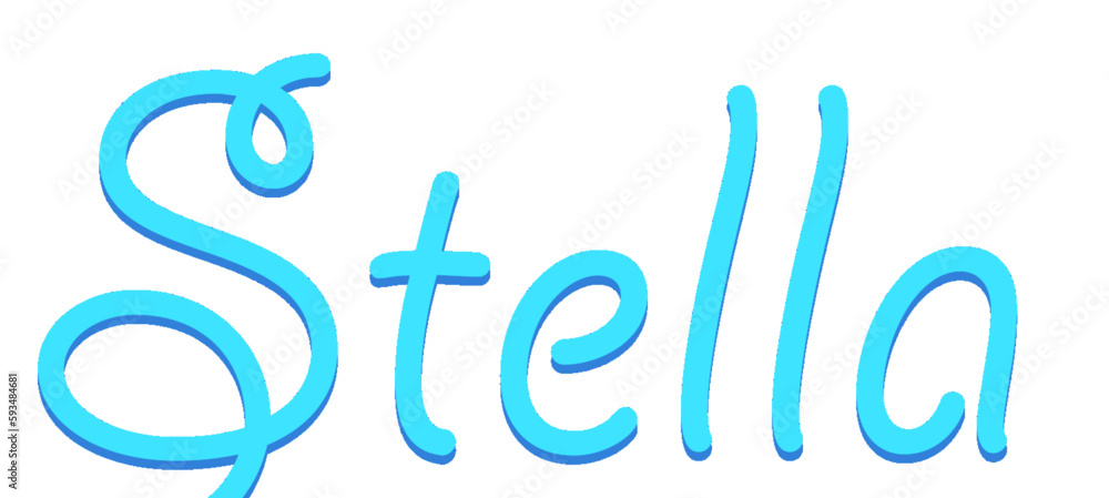 Stella - light blue color - female name - sparkles - ideal for websites, emails, presentations, greetings, banners, cards, books, t-shirt, sweatshirt, prints
Stella - light blue color - female name - sparkles - ideal for websites, emails, presentations, greetings, banners, cards, books, t-shirt, sweatshirt, prints