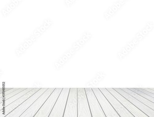 white wood floor on transparent background png file