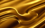 An abstract flowing golden backdrop