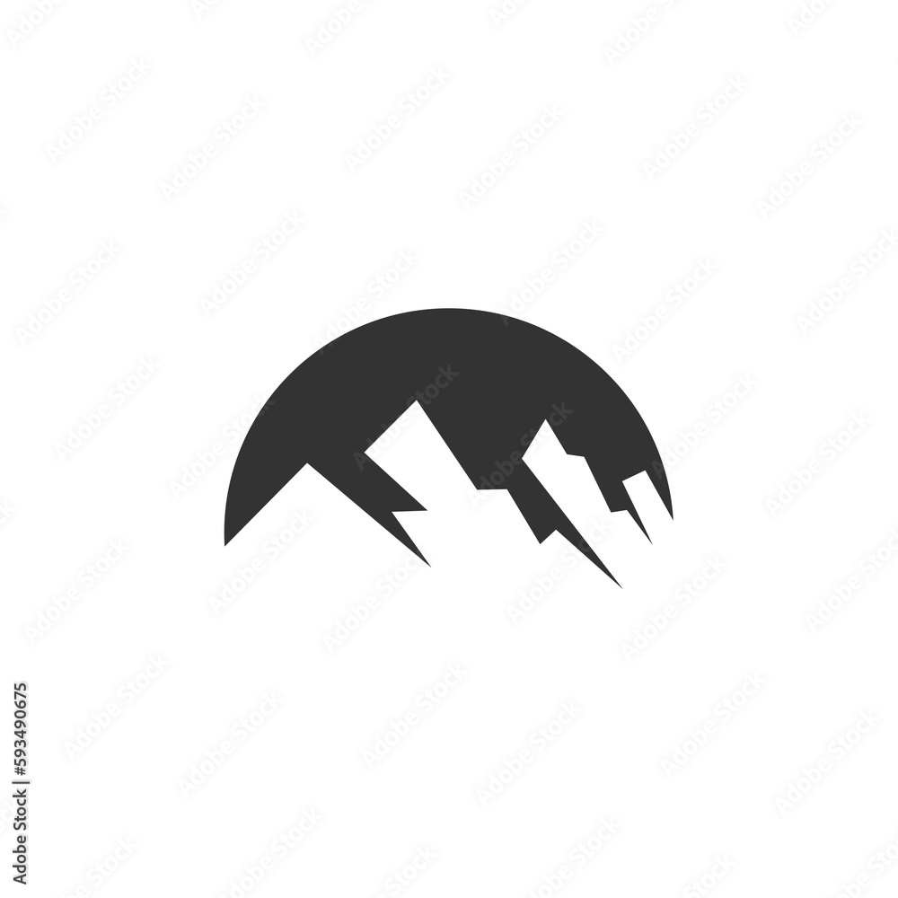 outdoor adventure mountain logo template. Icon Illustration Brand Identity. Isolated and flat illustration. Vector graphic outdoor adventure mountain logo template. Icon Illustration Brand Identity. Isolated and flat illustration. Vector graphic