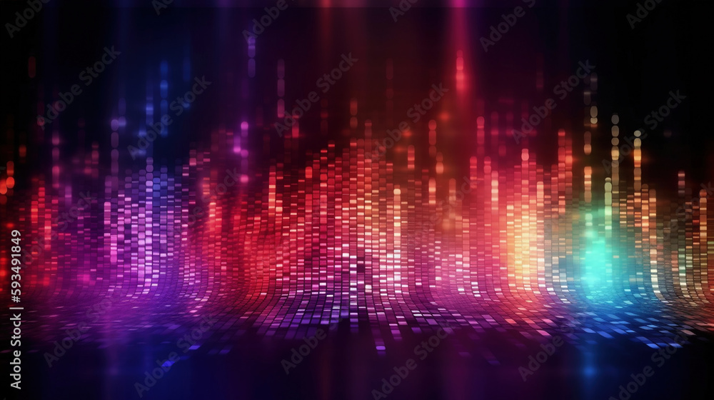 A Multicolored abstract background. AI Generative