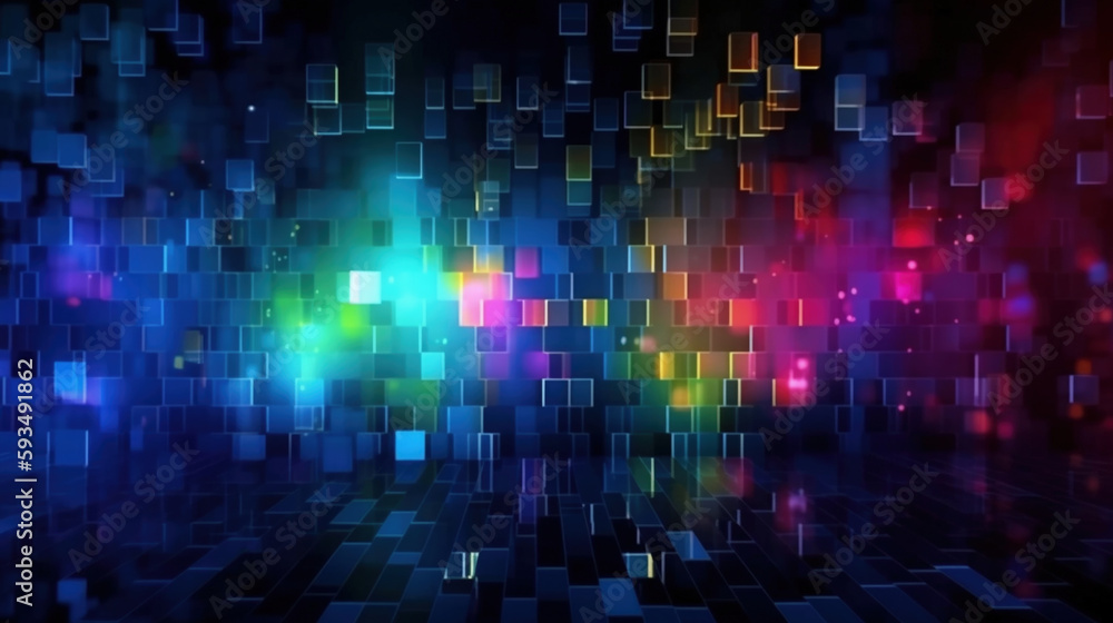 A Multicolored abstract background. AI Generative A Multicolored abstract background. AI Generative