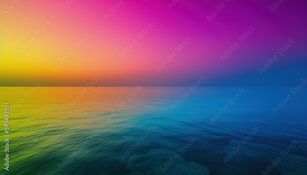 abstract blurred gradient horizon. generative AI