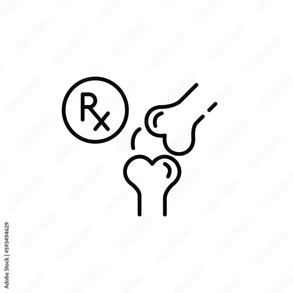 Bone, joint and ligament prescription drug. Traumatology and reumatology medicine. Pixel perfect, editable stroke Bone, joint and ligament prescription drug. Traumatology and reumatology medicine. Pixel perfect, editable stroke