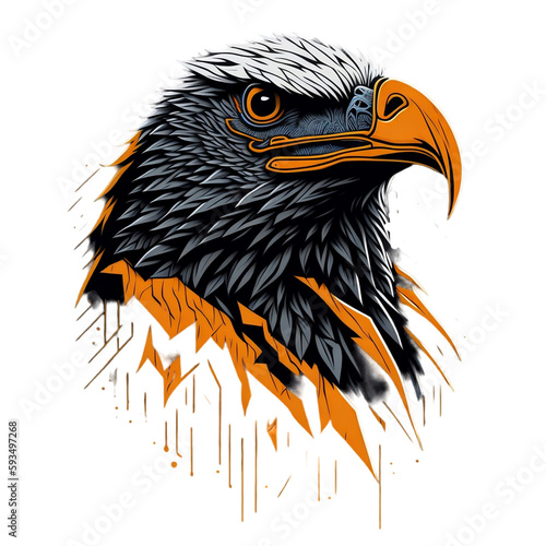American bald eagle vector graphics 