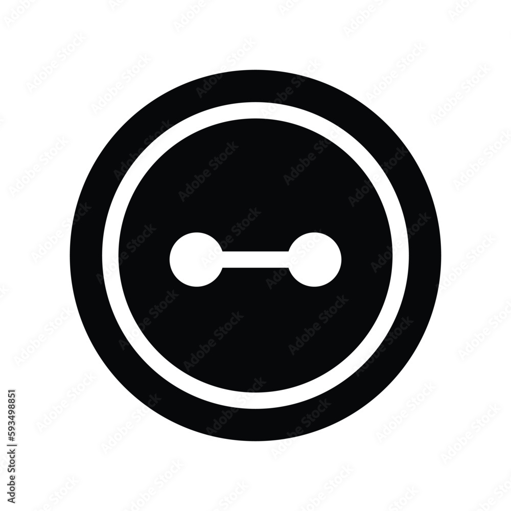 button fabric solid icon illustration vector graphic button fabric solid icon illustration vector graphic