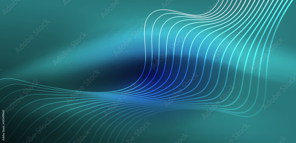 Abstract background neon wave. Hi-tech design for wallpaper, banner, background, landing page, wall art, invitation, prints, posters Abstract background neon wave. Hi-tech design for wallpaper, banner, background, landing page, wall art, invitation, prints, posters