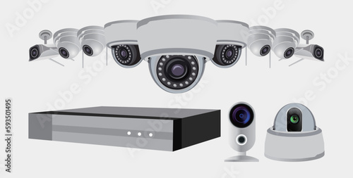 DVR, NVR and Cloud Storage with IP Camera | CCTV | Video Surveillance Solution photo