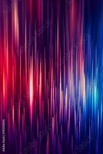 Colorful background with lines in the middle of the image and the colors of the rainbow in the background. Generative AI.