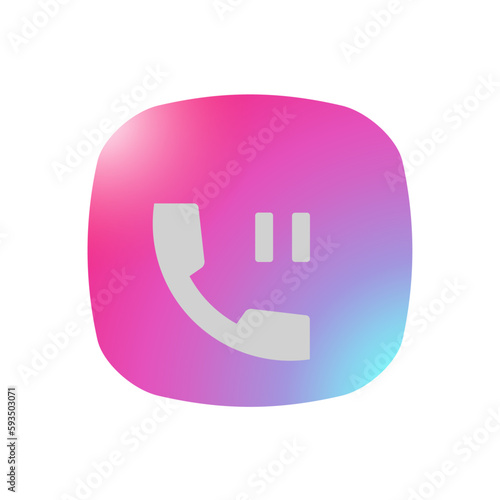 Hold Phone Call - Pictogram (icon) 