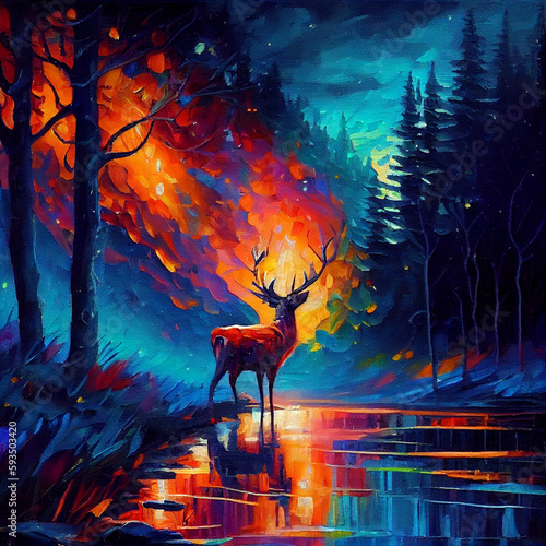 Rangers hunting, majestic elk, wooded hillside, fragrant breeze,