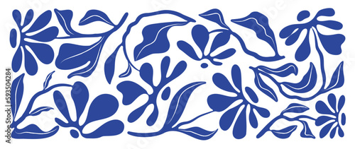 Leinwand Poster Matisse art background vector
