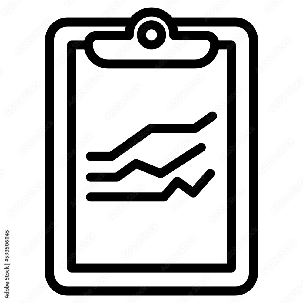 notepad graph icon notepad graph icon