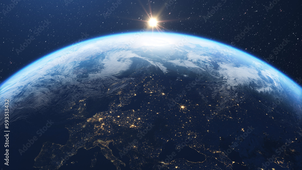 Beautiful planet earth seen from space Beautiful planet earth seen from space