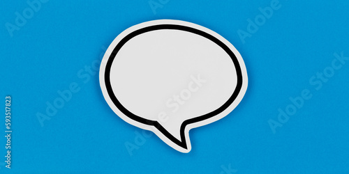 Speech bubble with copyspace copy space communication concept talking panorama