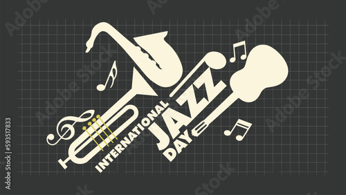 international jazz day poster design