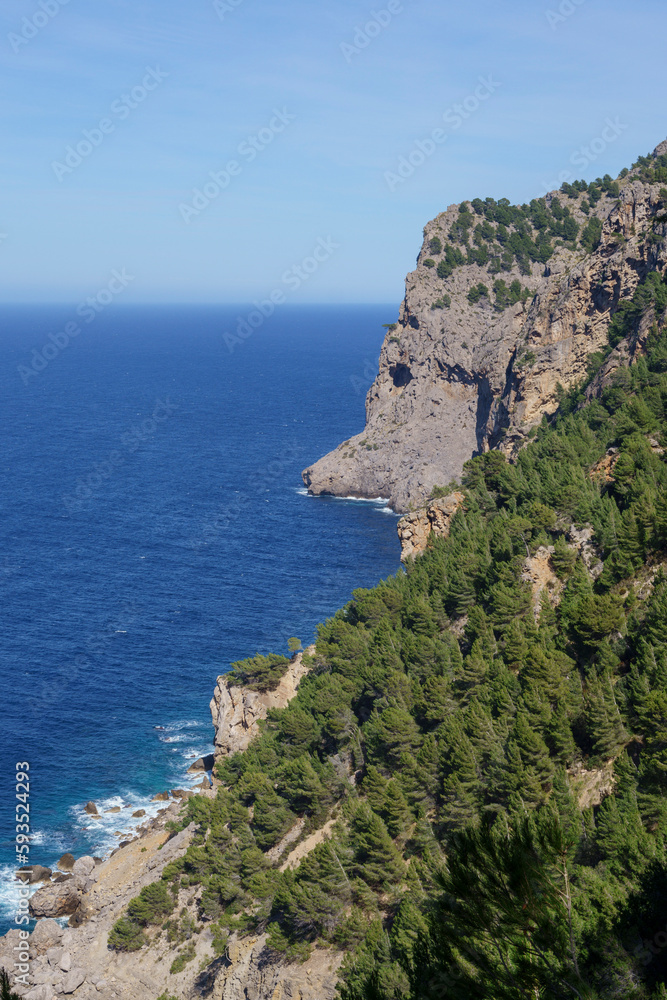 Cala Ferrera, Soller, Majorca, Balearic Islands, Spain